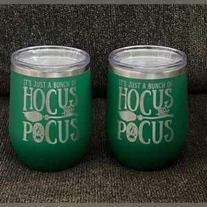 Polar Camel Custom ‘Hocus Pocus’ Theme 12 oz Vacuum Insulated Tumbler Set of -2